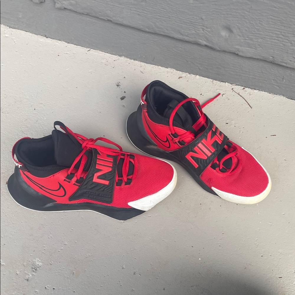 Nike Kids Red and Black Athletic Sneakers